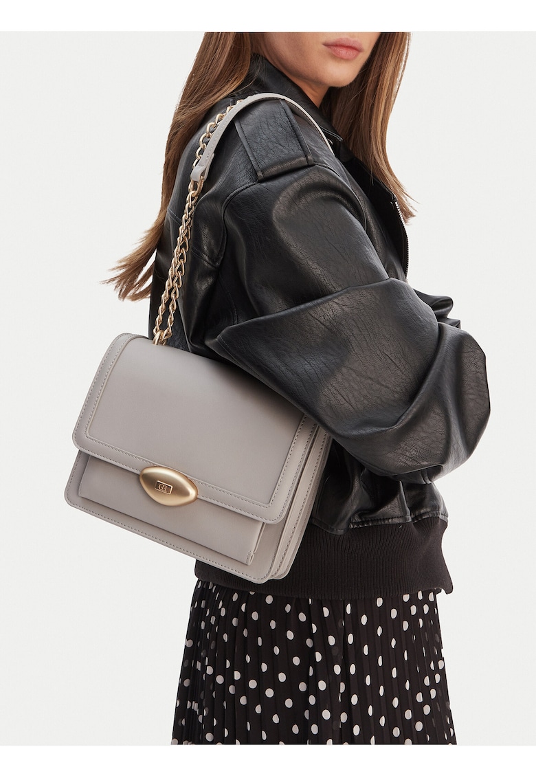 Geanta dama - tkanina - gri - One Size INTL