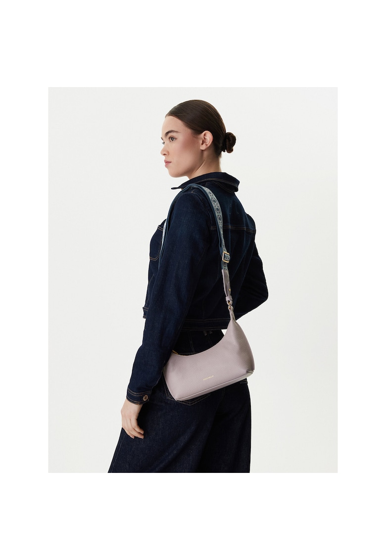 Geanta dama - piele naturala - gri - One Size INTL