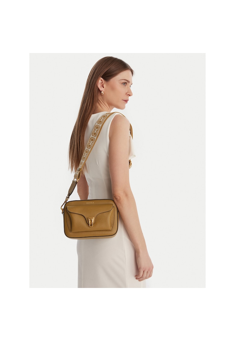 Geanta dama - piele naturala - verde - One Size INTL