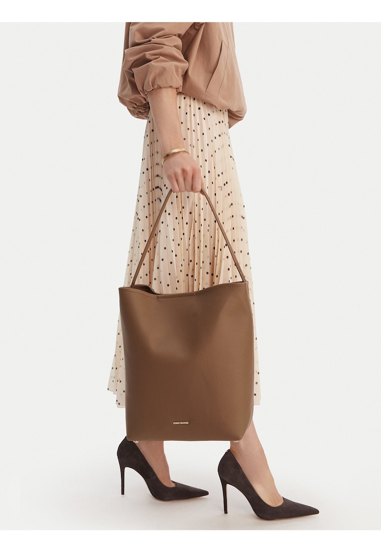 Geanta dama - material textil - maro - Marime Unica INTL