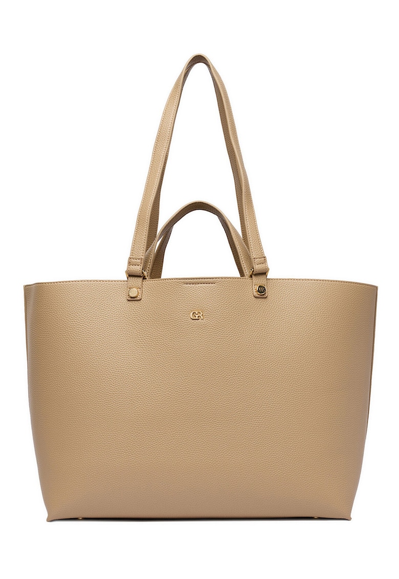 Geanta dama - tkanina - bej - One Size INTL
