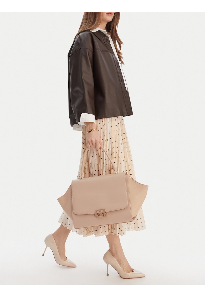 Geanta dama - tkanina - bej - One Size INTL