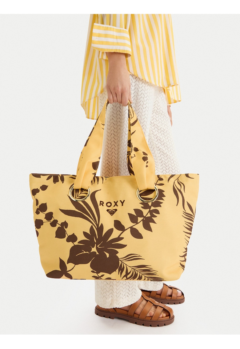 Geanta shopper - galben - dimensiune unica