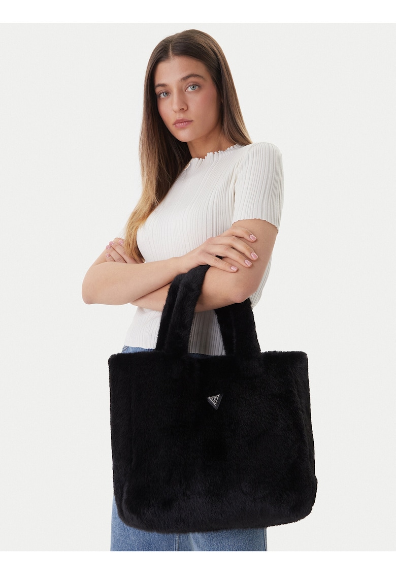 Geanta dama - tkanina - neagra - One Size INTL