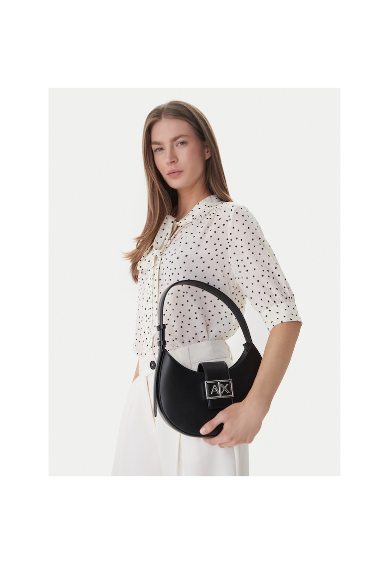 Geanta dama - piele ecologica - negru - One Size INTL
