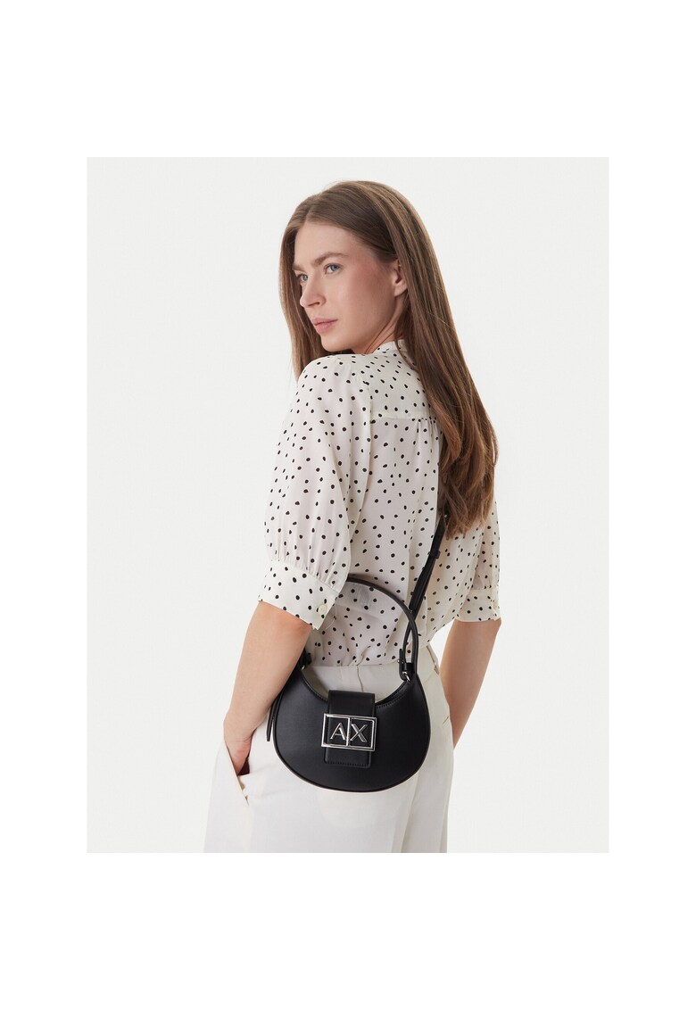 Geanta dama - piele ecologica - negru - One Size INTL