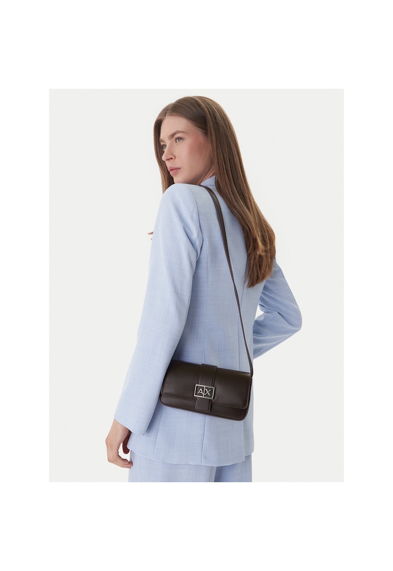 Geanta dama - piele ecologica - maro - One Size INTL