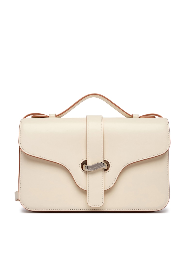 Geanta dama - piele naturala - bej - One Size INTL