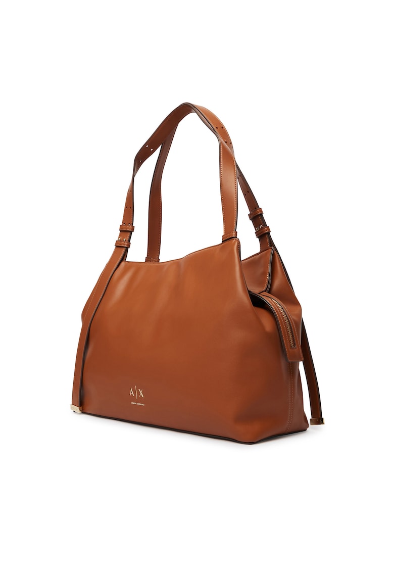 Geanta dama - piele ecologica - maro - One Size INTL