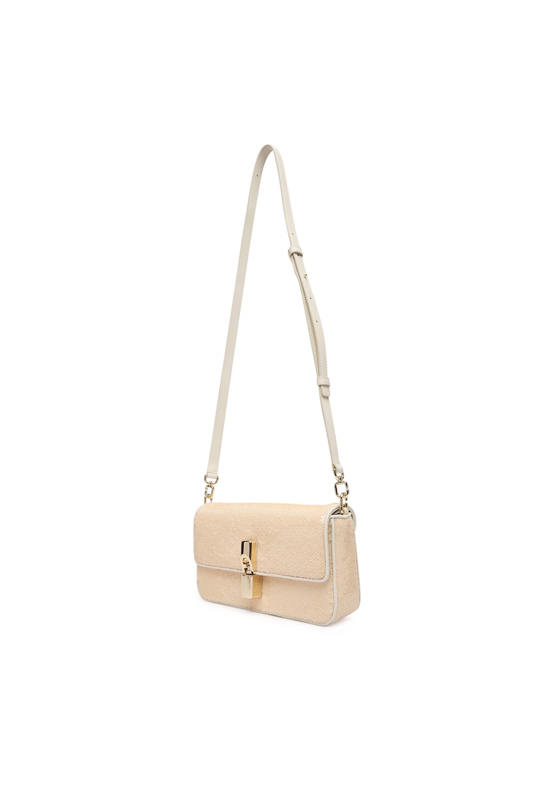 Geanta dama - tkanina - bej - One Size INTL