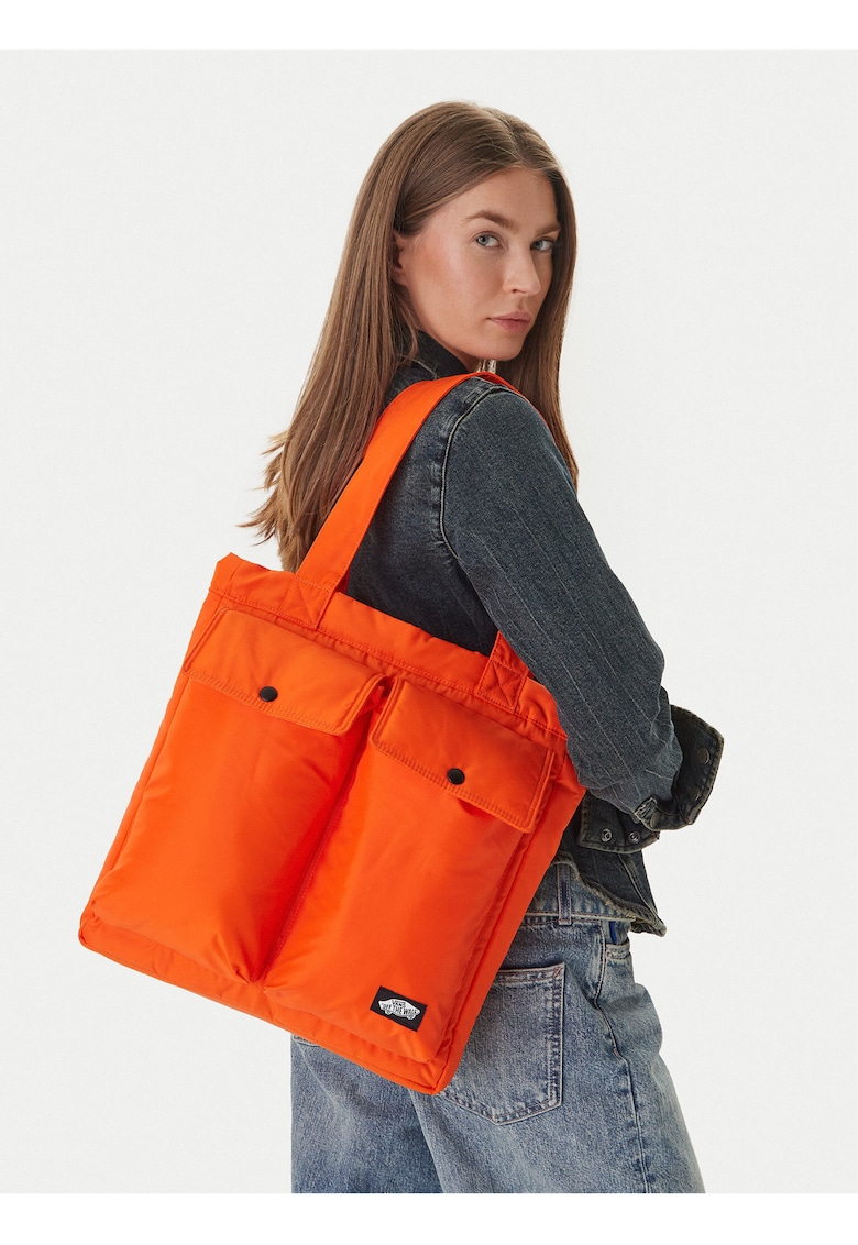 Geanta dama - tkanina - portocalie - One Size INTL