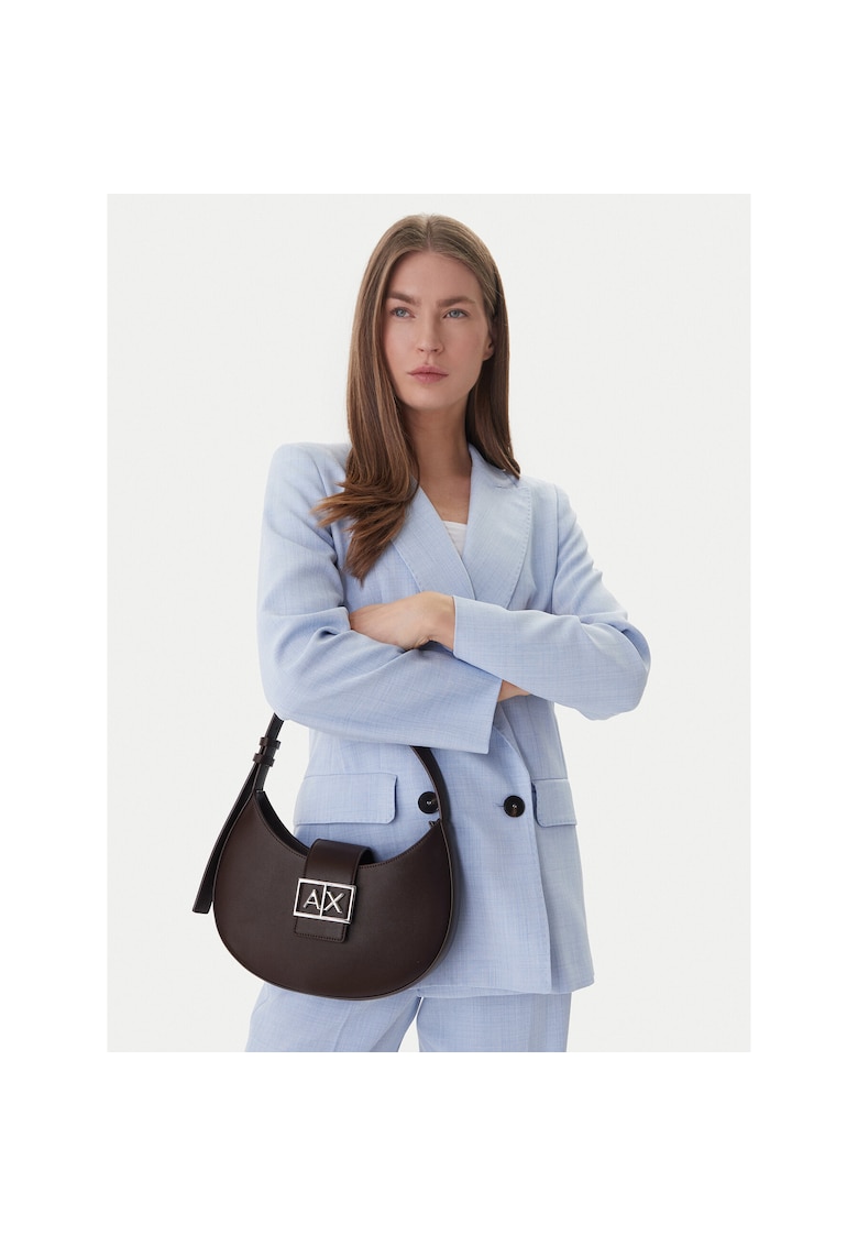 Geanta dama - piele ecologica - maro - One Size INTL