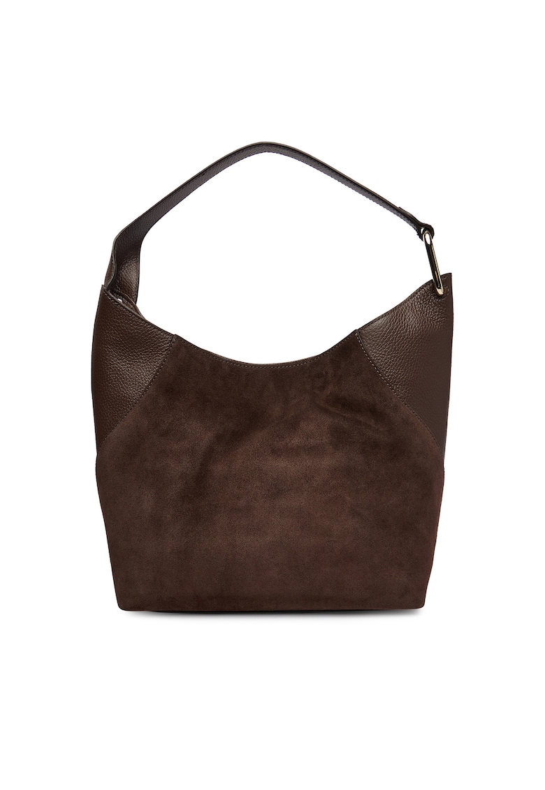 Geanta dama - piele naturala - maro - One Size INTL