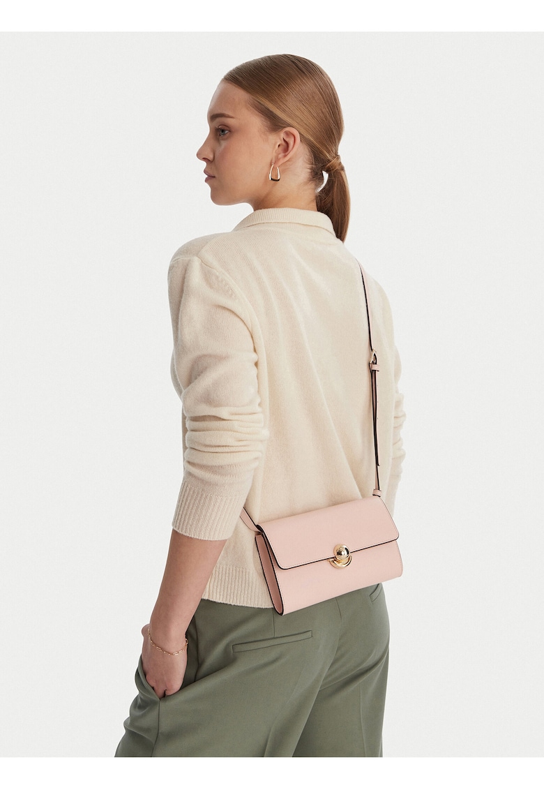 Geanta dama - piele naturala - roz - One Size INTL