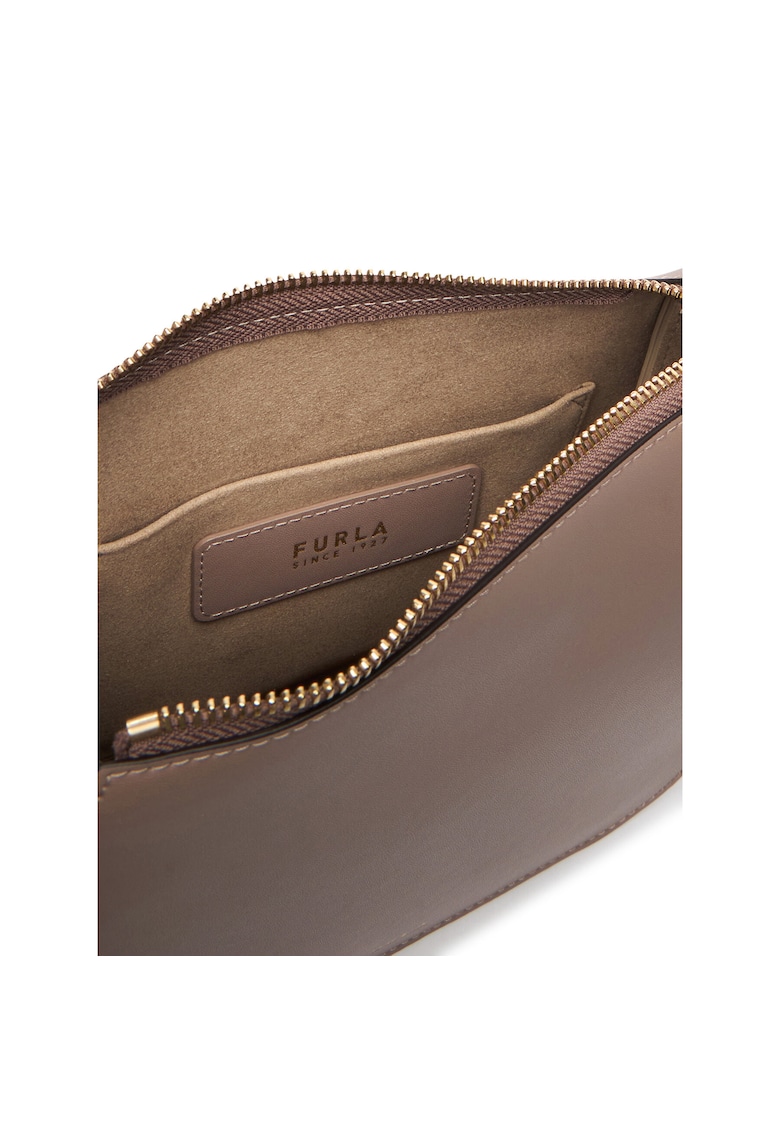 Geanta dama - piele naturala - bej - One Size INTL