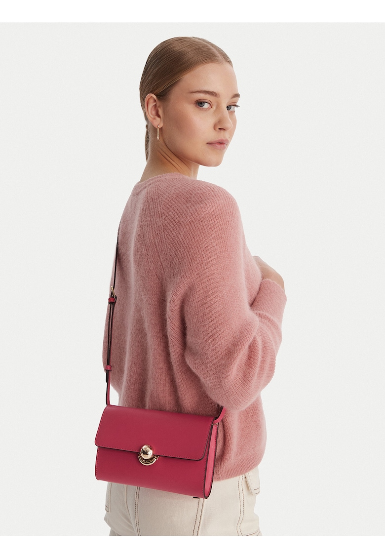 Geanta dama - piele naturala - roz - One Size INTL