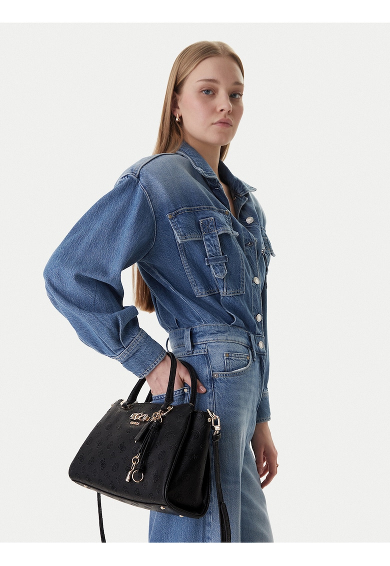 Geanta dama - piele ecologica - negru - One Size INTL