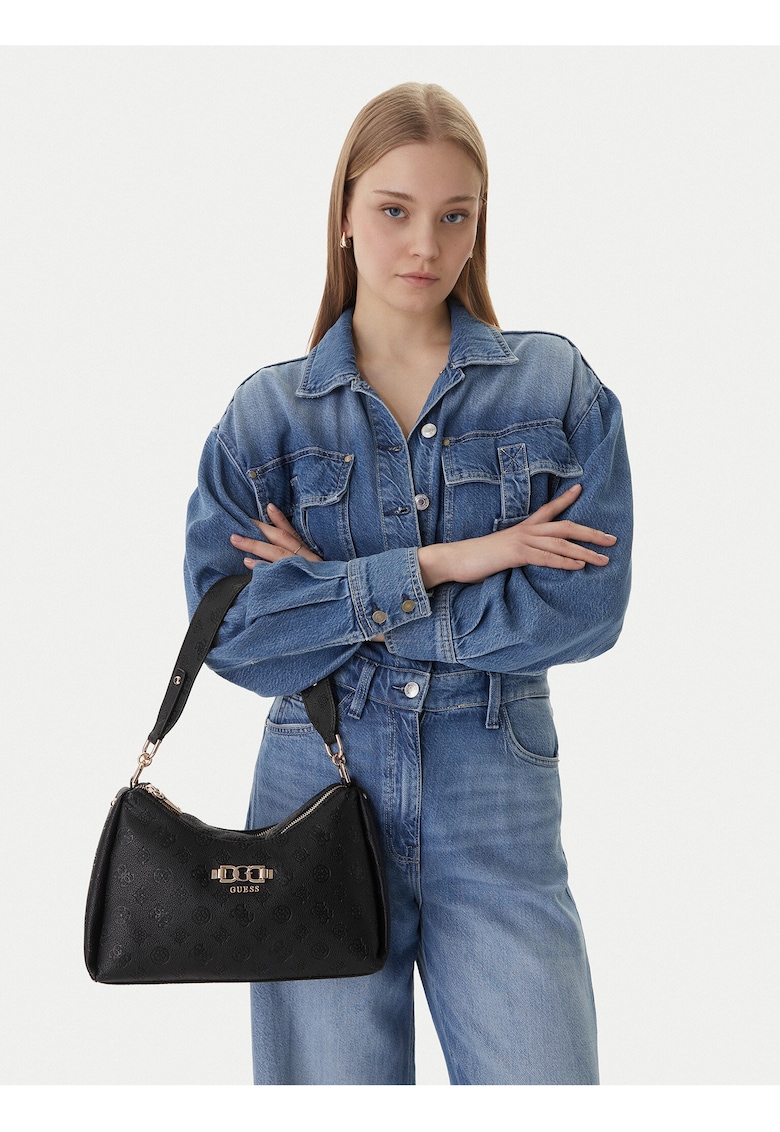 Geanta dama - piele ecologica - negru - One Size INTL