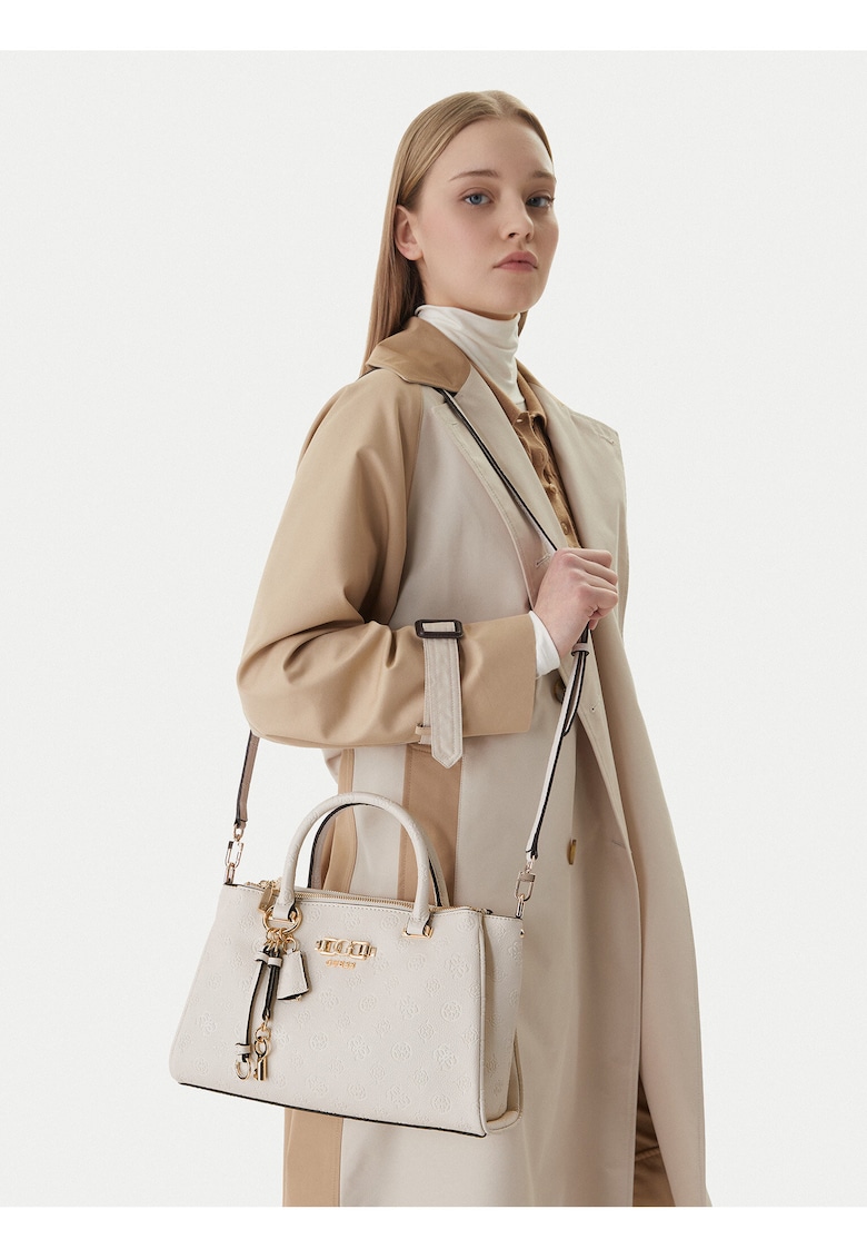 Geanta dama - ecru - piele ecologica - One Size INTL
