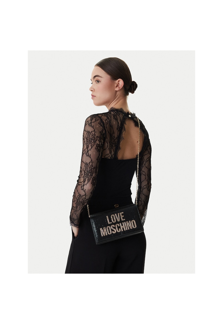 Geanta dama - piele ecologica - neagra - One Size INTL