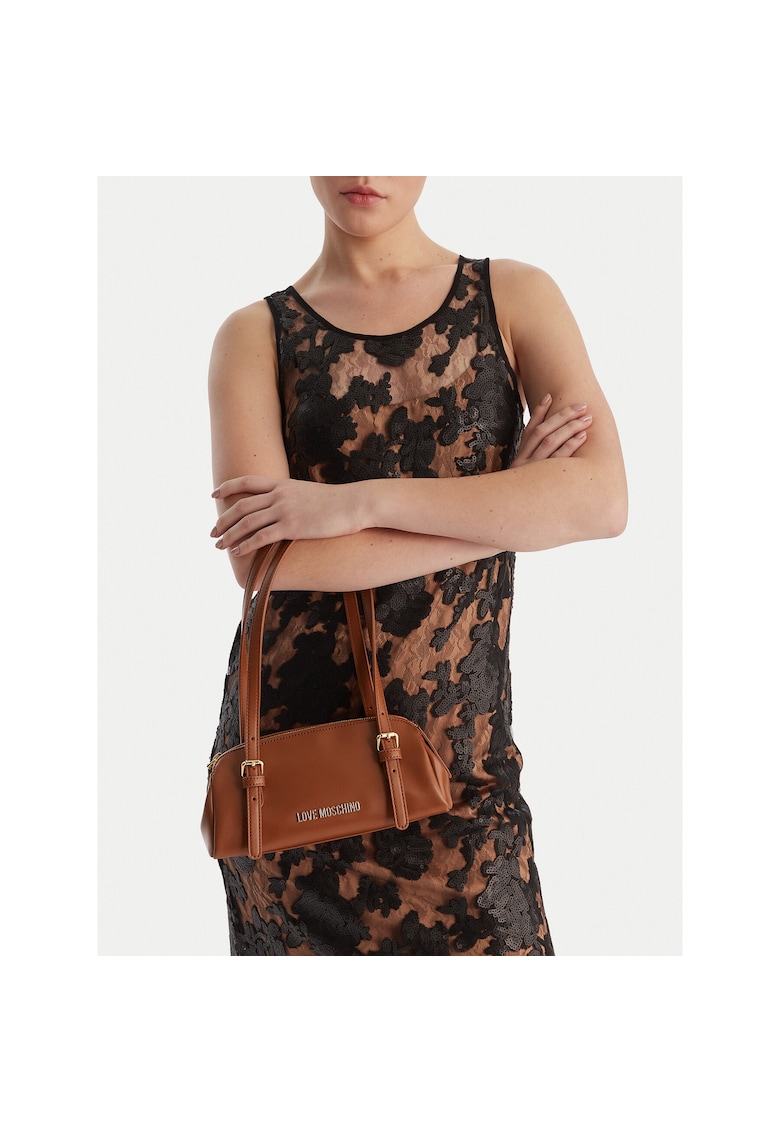 Geanta dama - piele ecologica - maro - One Size INTL