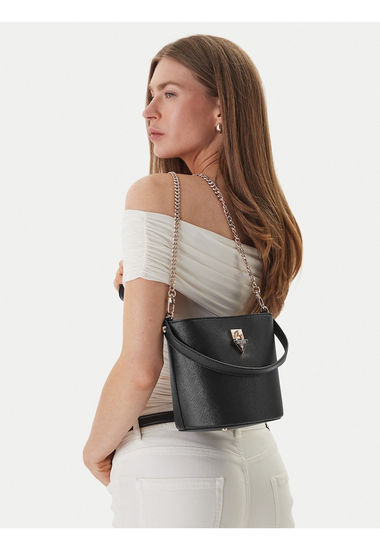 Geanta dama - piele ecologica - negru - One Size INTL