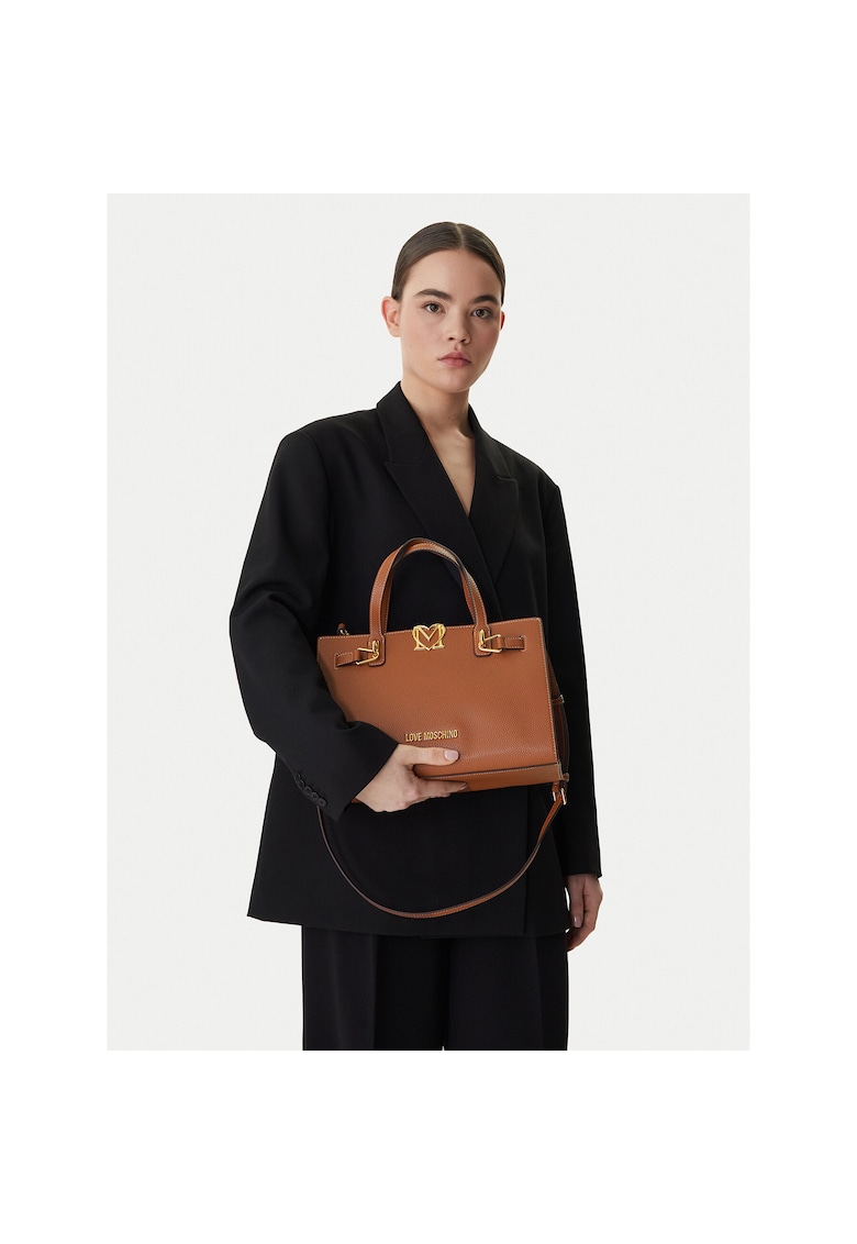 Geanta dama - piele ecologica - maro - One Size INTL
