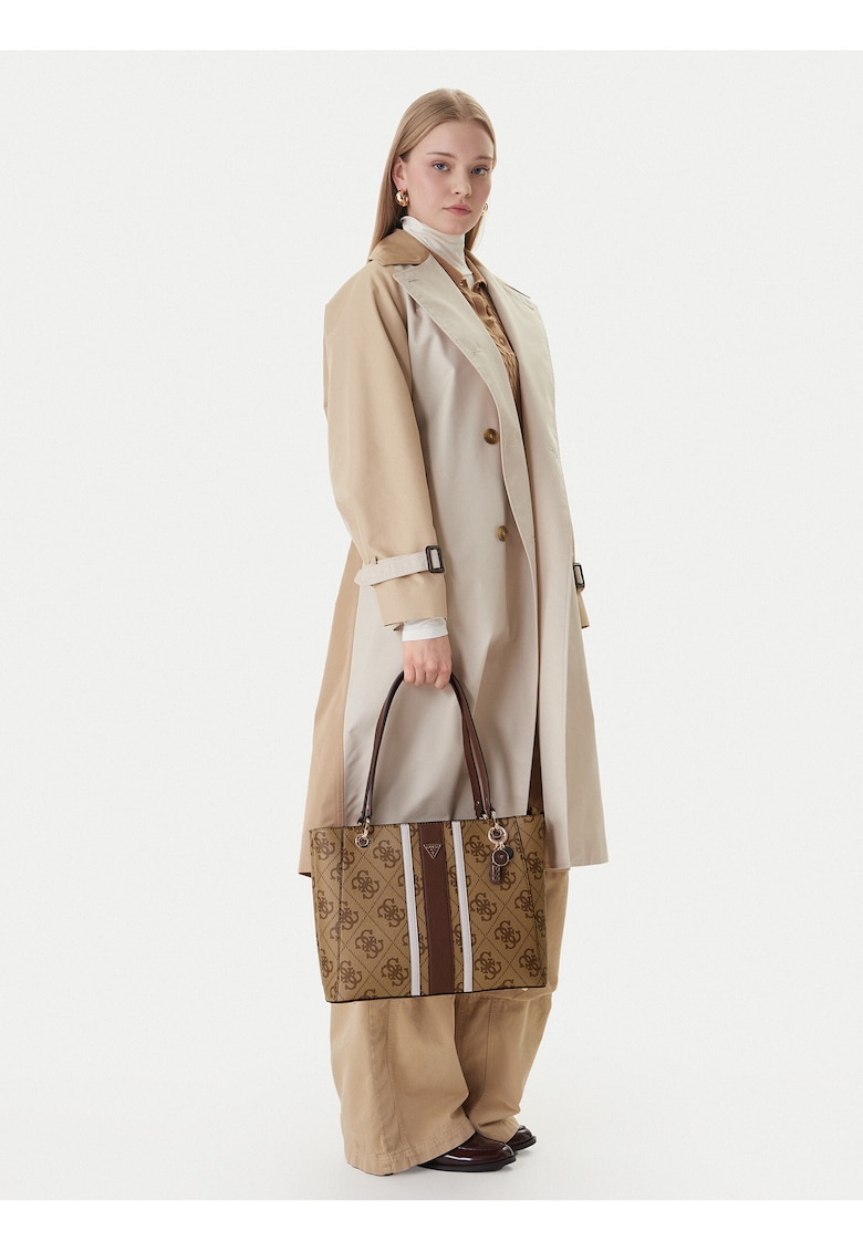 Geanta dama - ecologica - maro - One Size INTL - set cu sac de praf