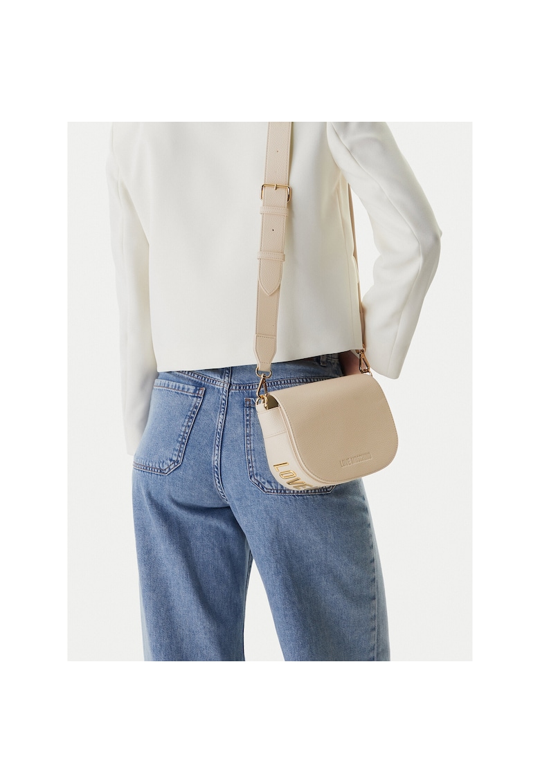 Geanta dama - piele ecologica - bej - One Size INTL