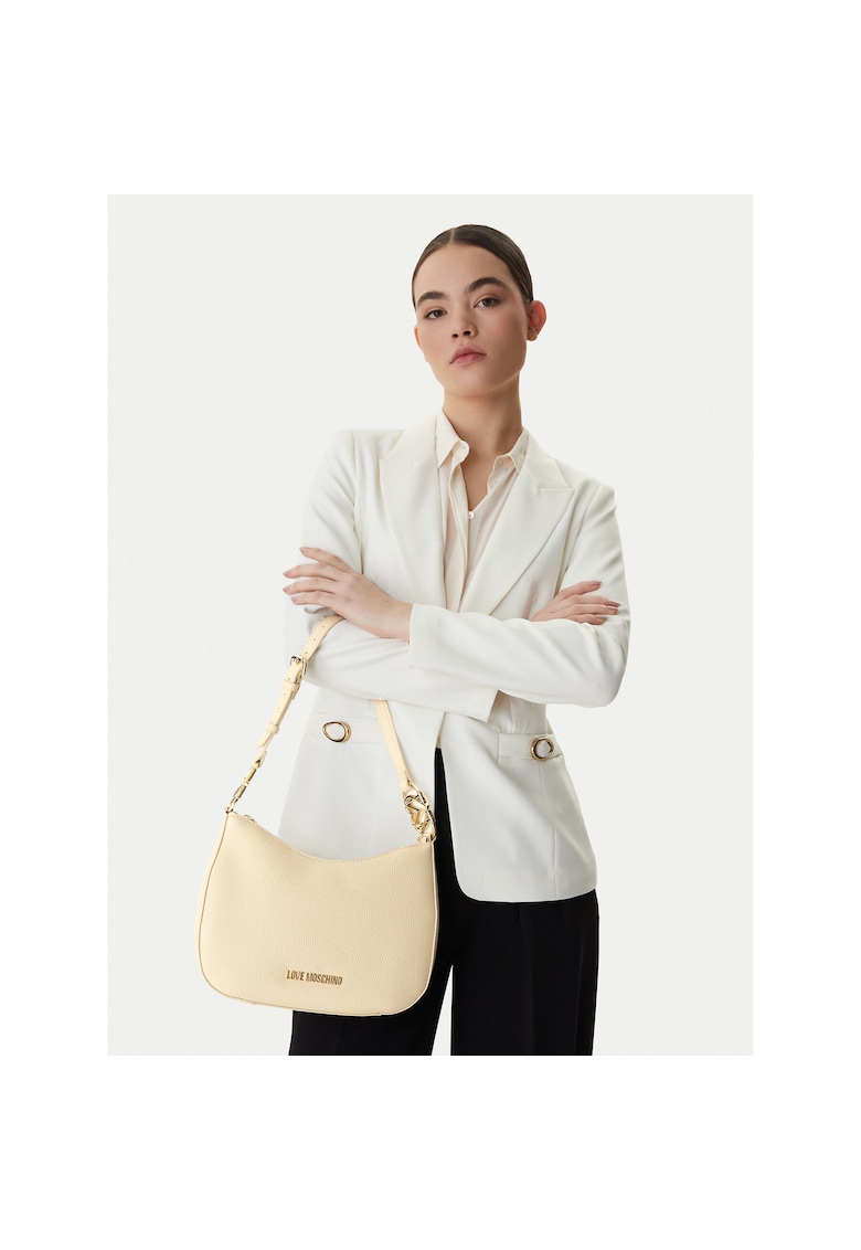 Geanta dama - piele ecologica - bej - One Size INTL