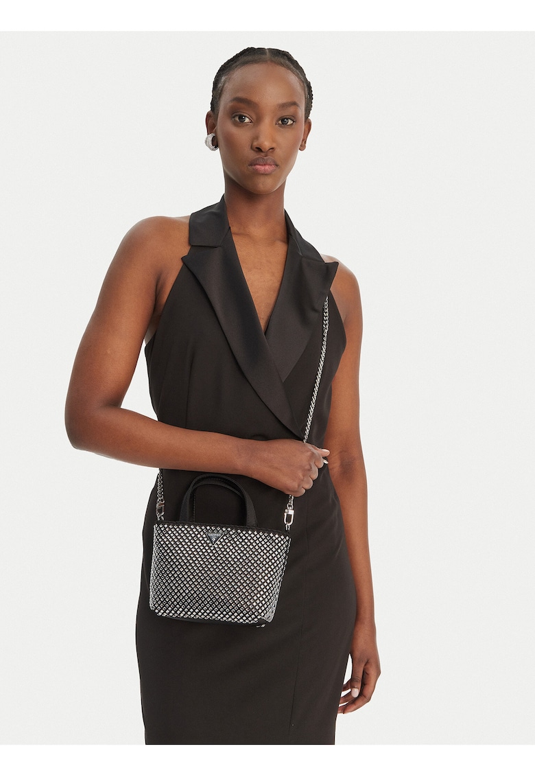 Geanta dama - tkanina - negru - One Size INTL