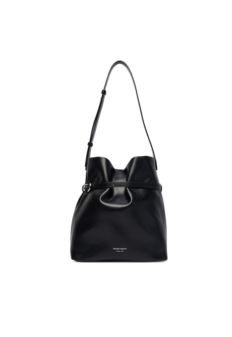 Geanta dama - piele naturala - negru - One Size INTL