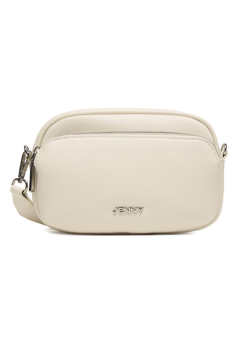 Geanta crossbody - tkanina - bej - One Size INTL