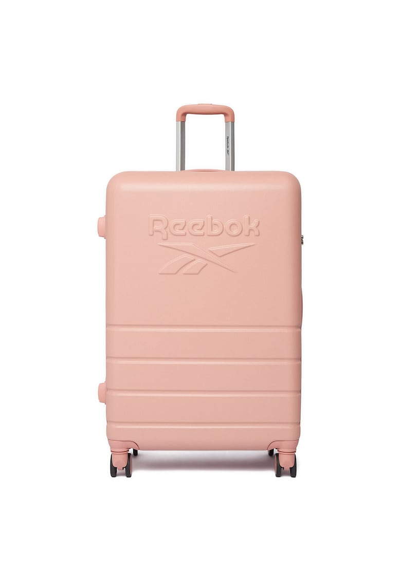 Troler roz - plastic - 4 roti - TSA - One Size INTL