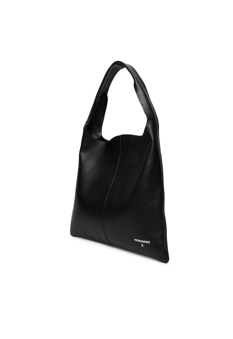 Geanta dama - piele naturala - negru - One Size INTL