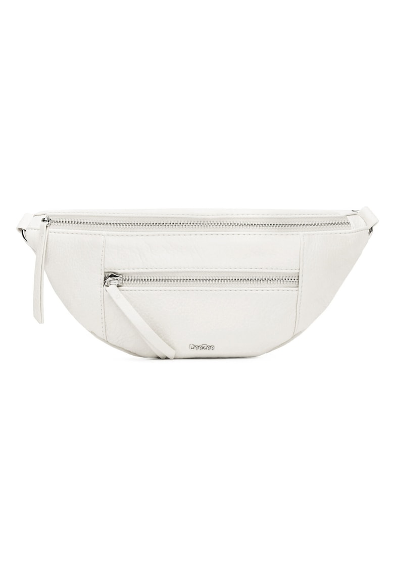 Geanta tip nerka - piele ecologica - alb - One Size INTL