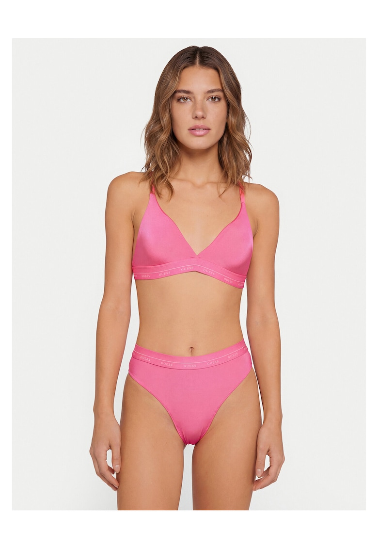 Costum de baie dama - figi brazylijskie - roz - poliamid -