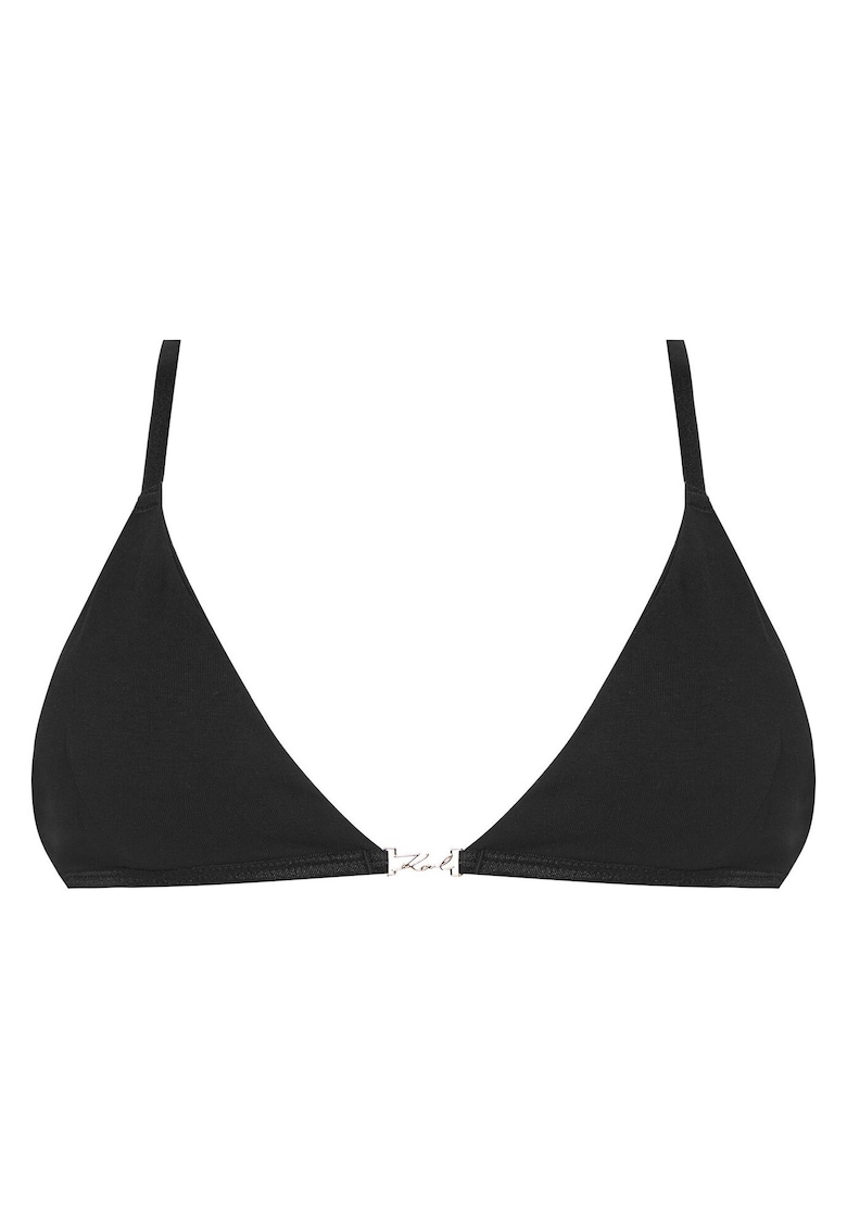 Sutien bralette - negru - plastic - pentru femei - Negru