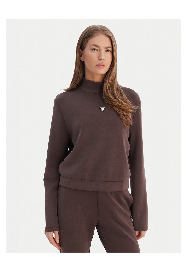 Bluza dama - poliester/modal - maro
