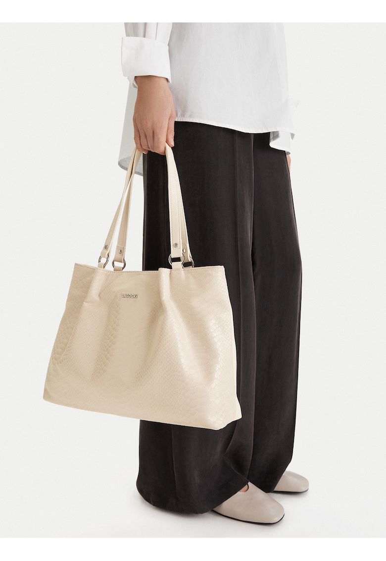 Geanta shopper - bej - One Size INTL