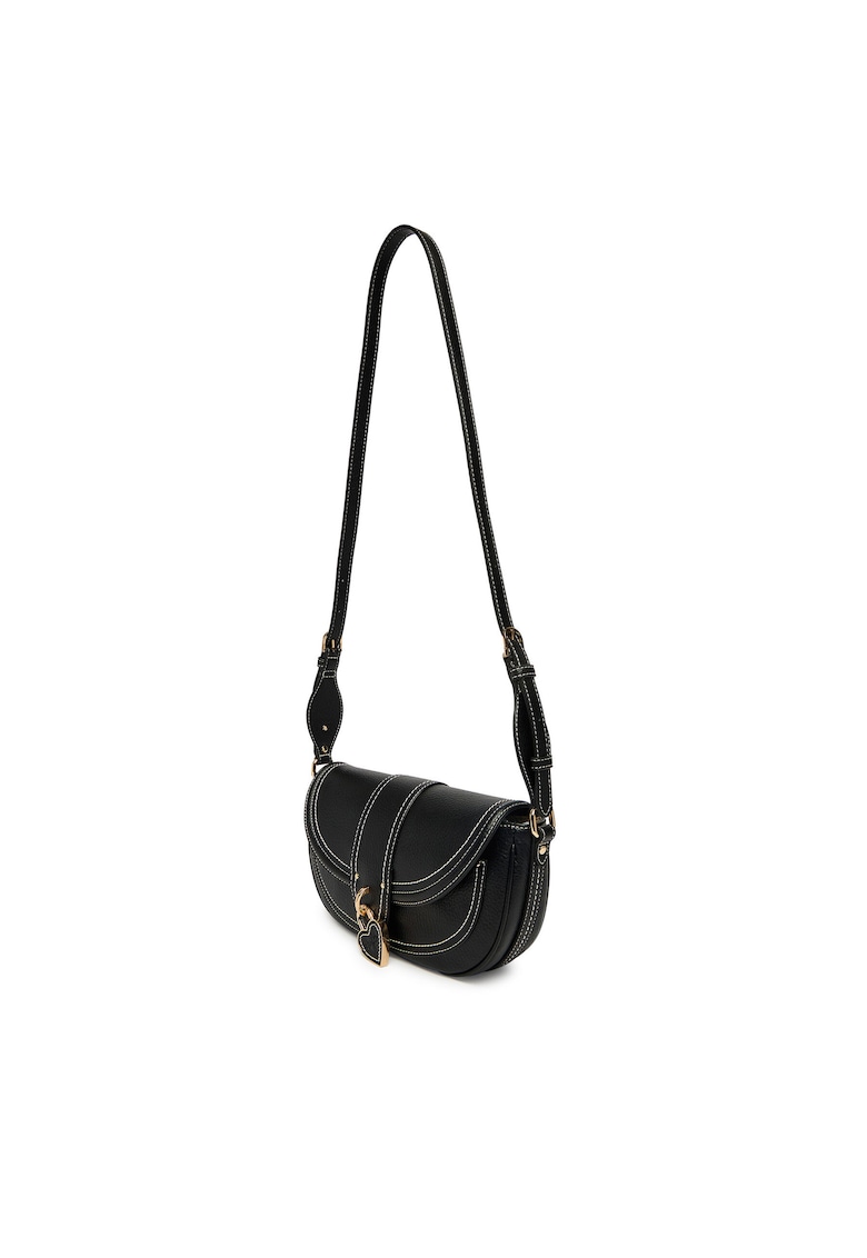 Geanta dama - piele ecologica - neagra - One Size INTL