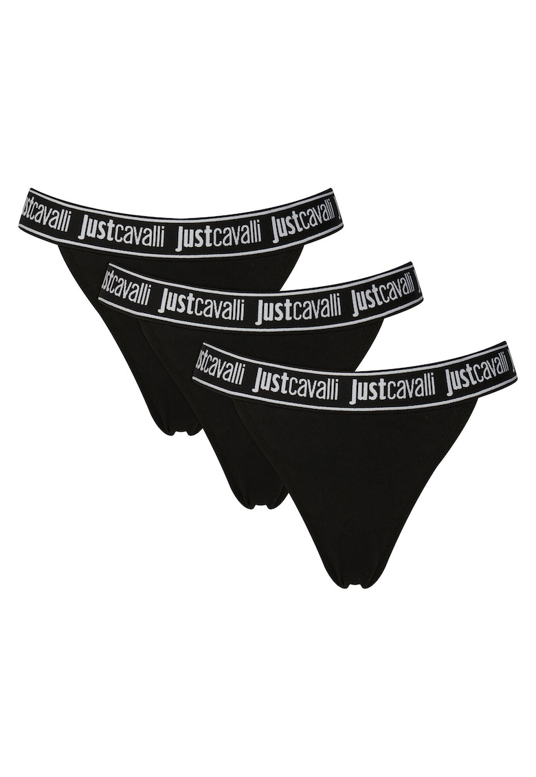 Set chiloti pentru femei - Bumbac - Negru - Negru