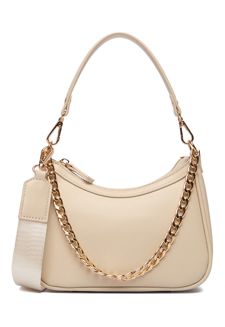 Geanta dama - bej - One Size INTL - material sintetic