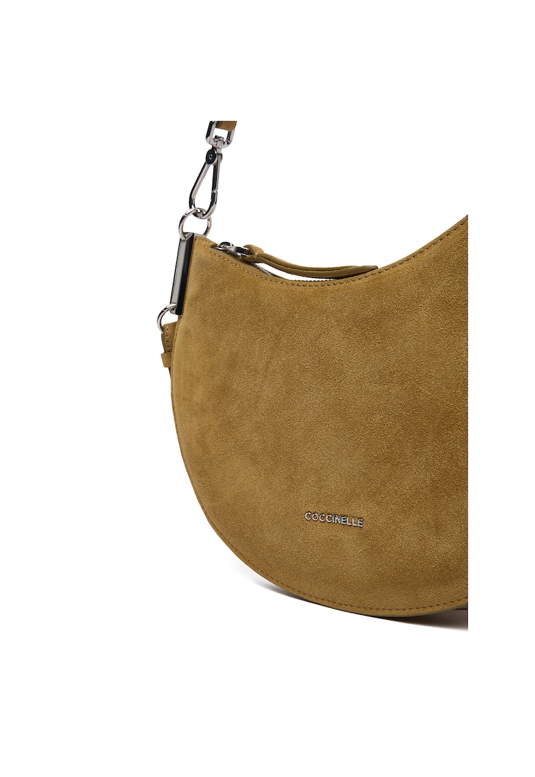 Geanta dama - piele naturala - verde - One Size INTL
