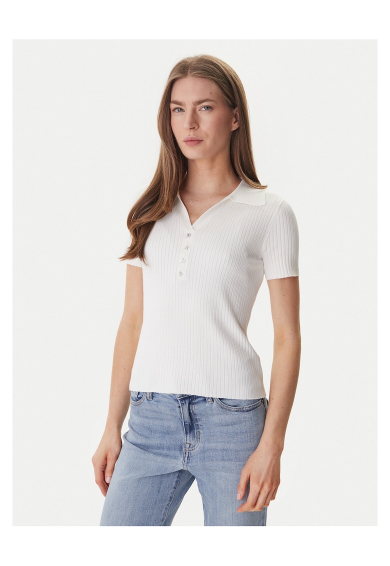 Tricou dama - rayon/poliester - ecru