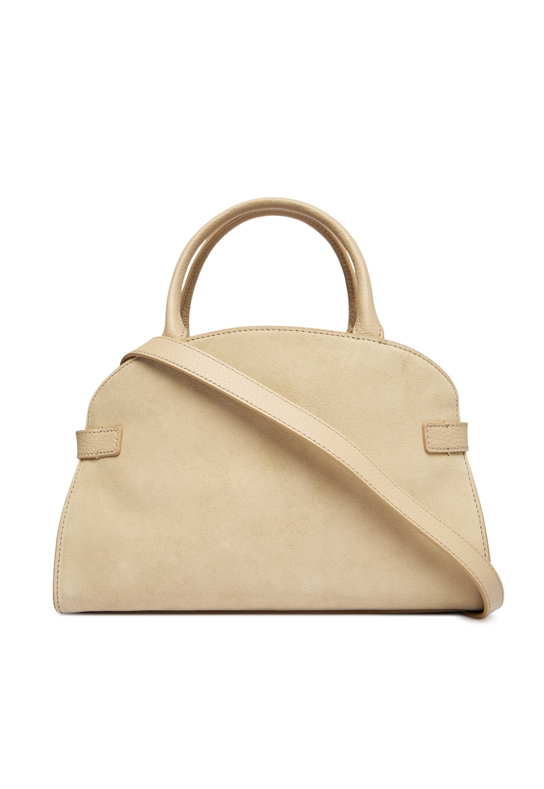 Geanta dama - piele naturala - bej - One Size INTL