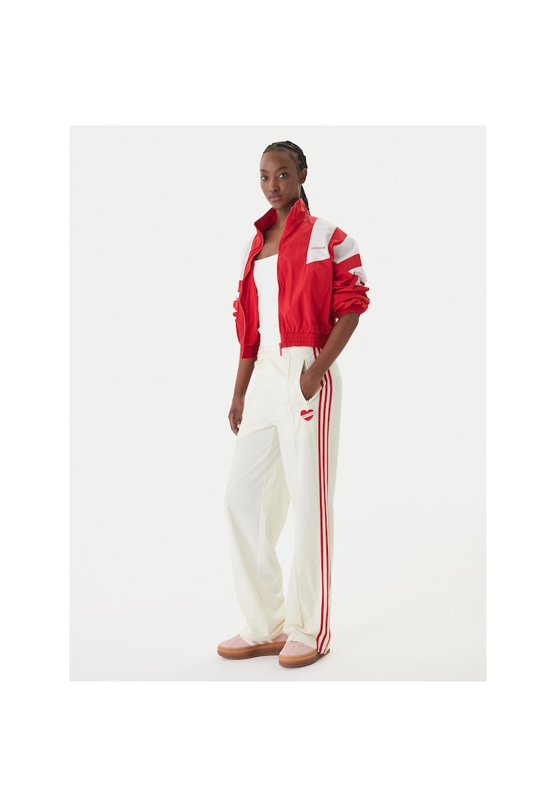 Pantaloni sport dama - bej - poliester reciclat