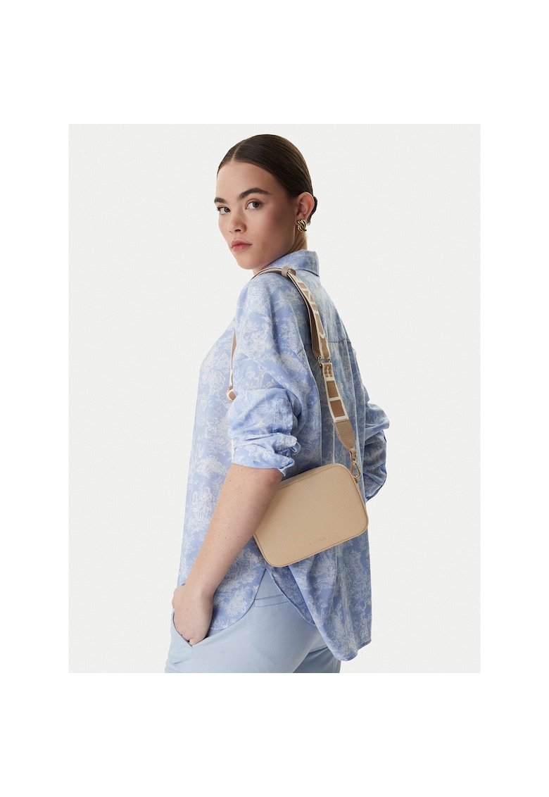 Geanta dama - piele naturala - bej - One Size INTL