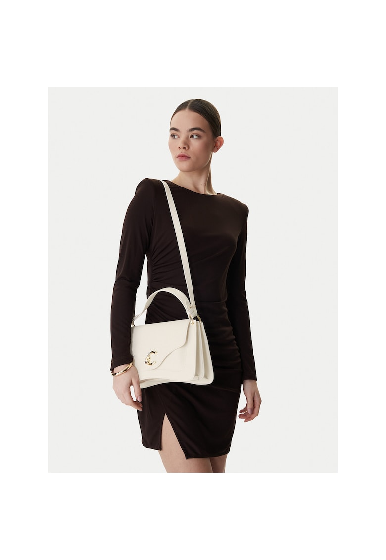 Geanta dama - piele naturala - bej - One Size INTL