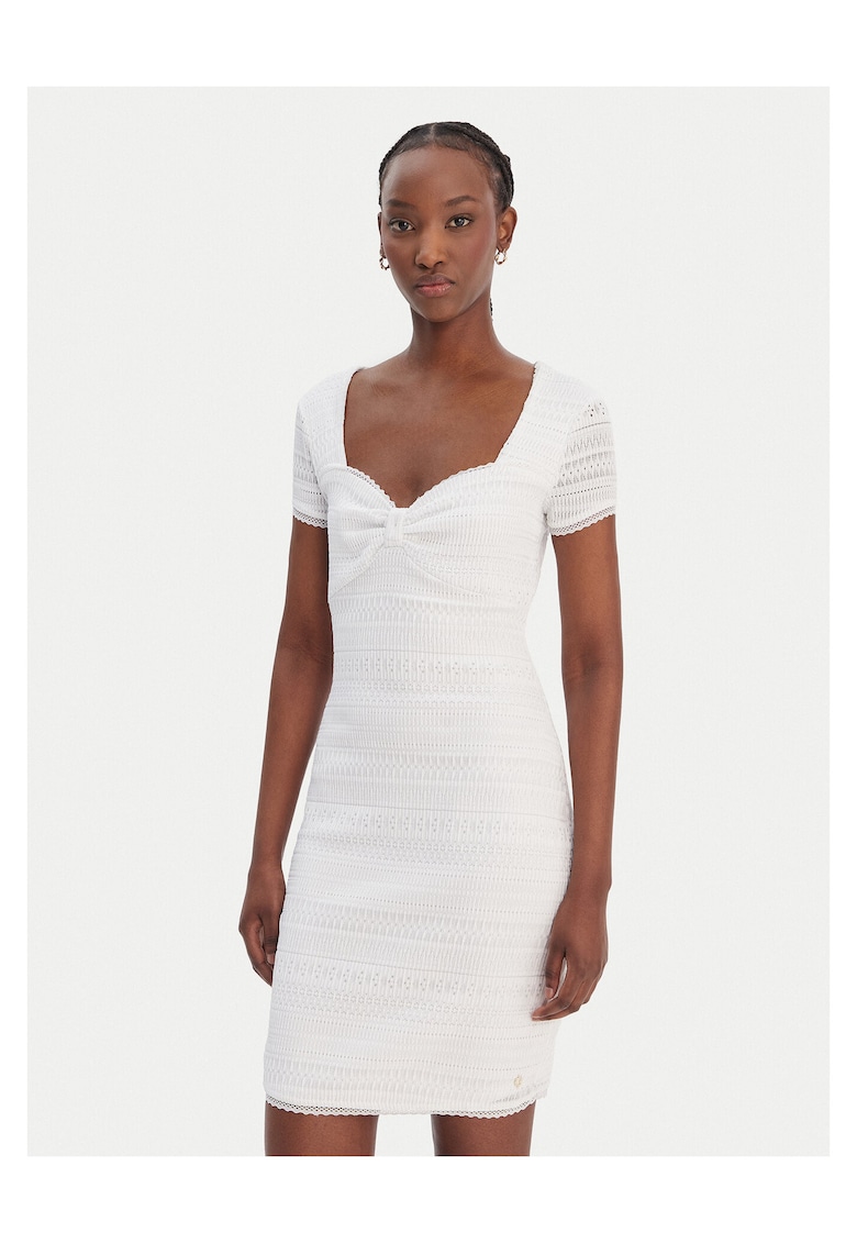 Rochie casual albă pentru femei - Alb